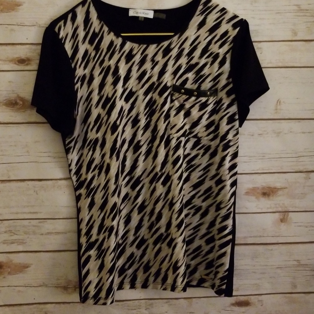 Calvin Klein Short Sleeve Blouse